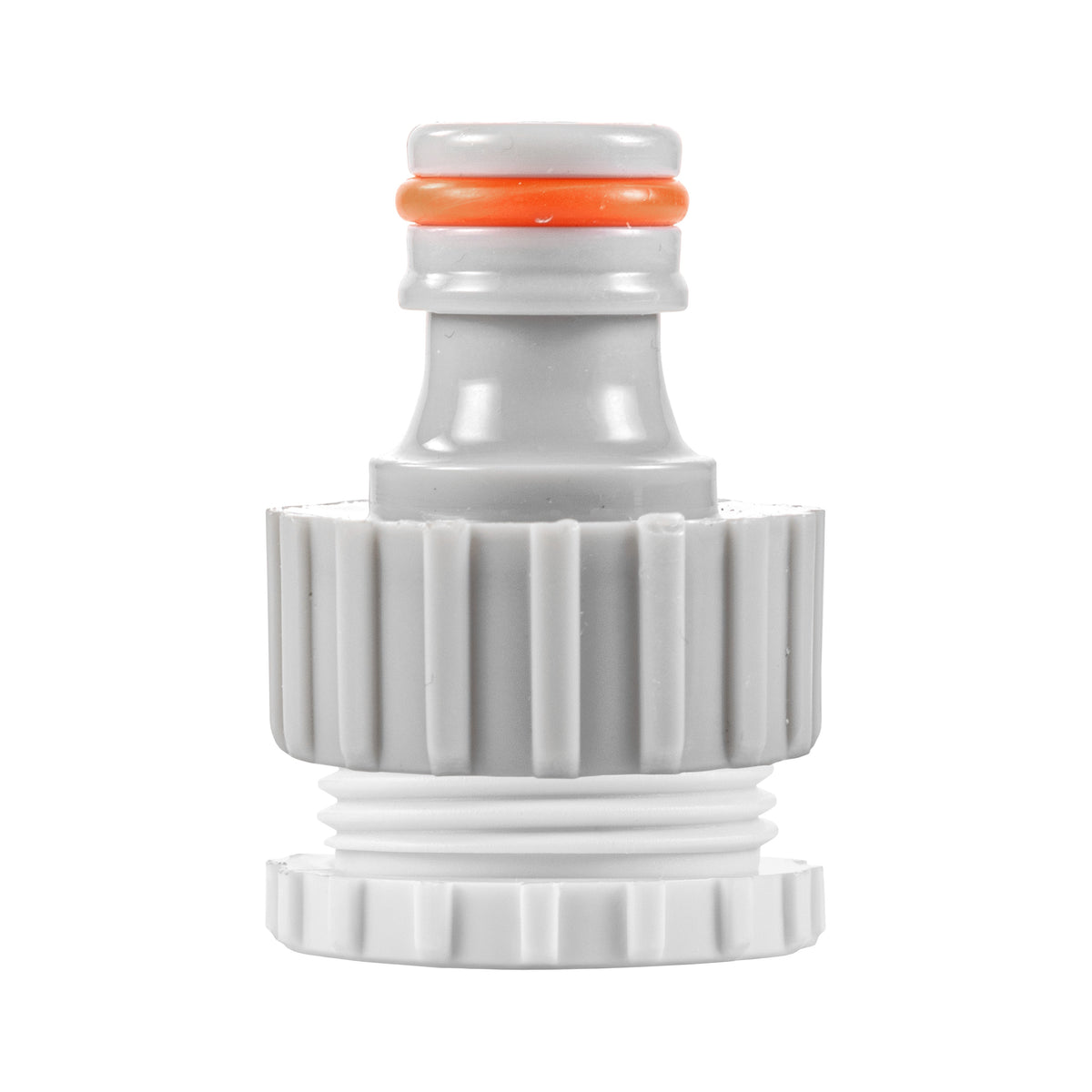 Female Tap Connector – 3/4” & 1/2” BSPF, Grey
