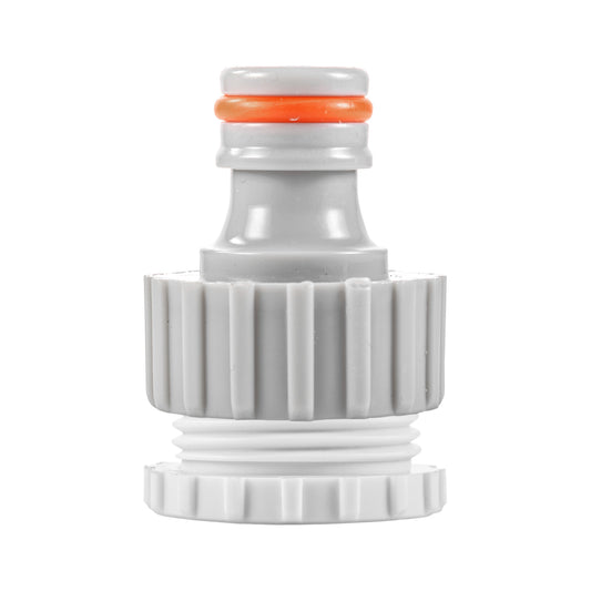 Female Tap Connector – 3/4” & 1/2” BSPF, Grey