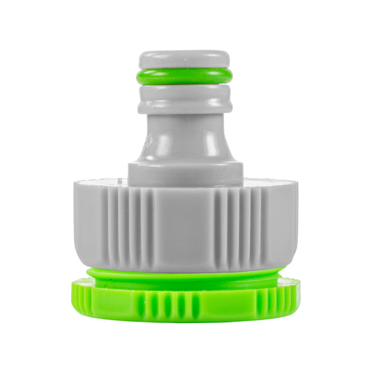 Female Tap Connector – 3/4” & 1/2” BSPF, Green & Grey