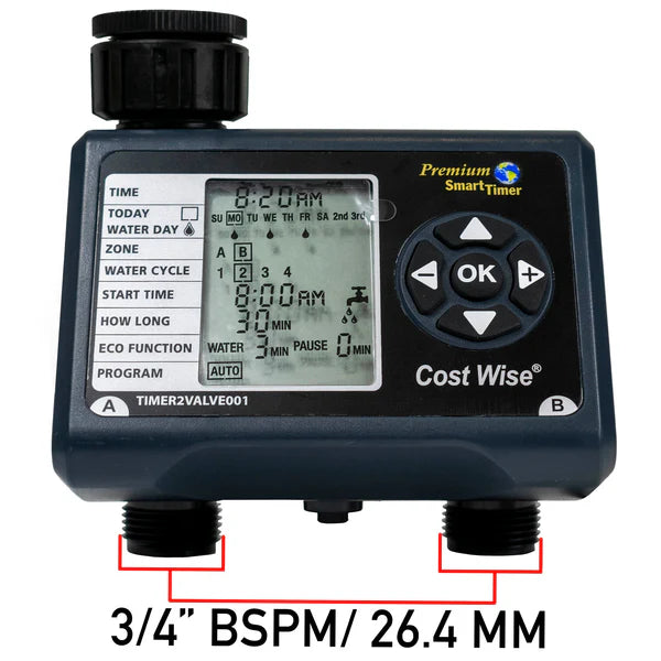 Cost Wise Double Outlet Water Timer