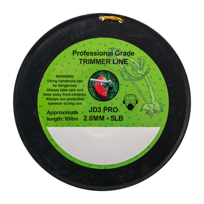698m (2.27kg) Triple Core Twisted Trimmer Line, 2mm