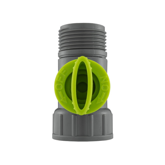 3/4" BSP Male to Female Valve, Lime