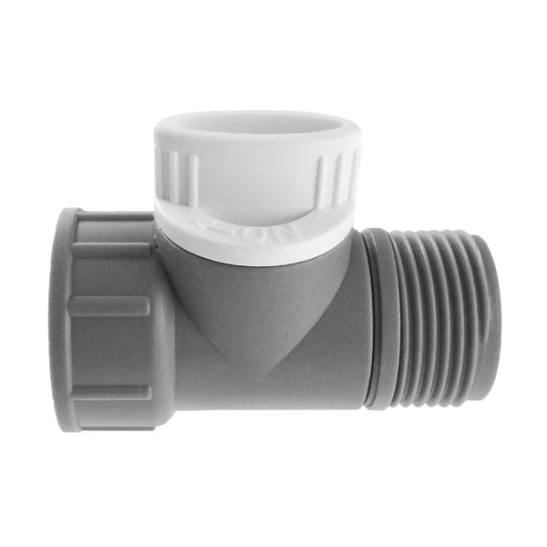 3/4" BSP Female to Male Valve, Grey