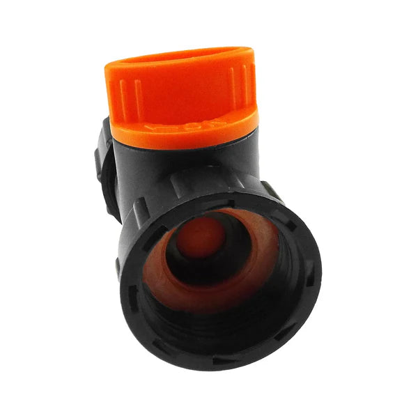 3/4" BSP Female to Male Valve, Black