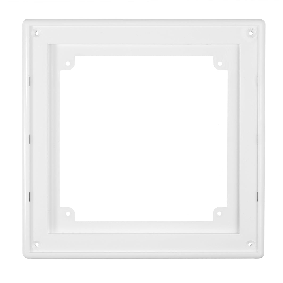 White Louvre Vent with Fly Screen, 210mm x 210mm