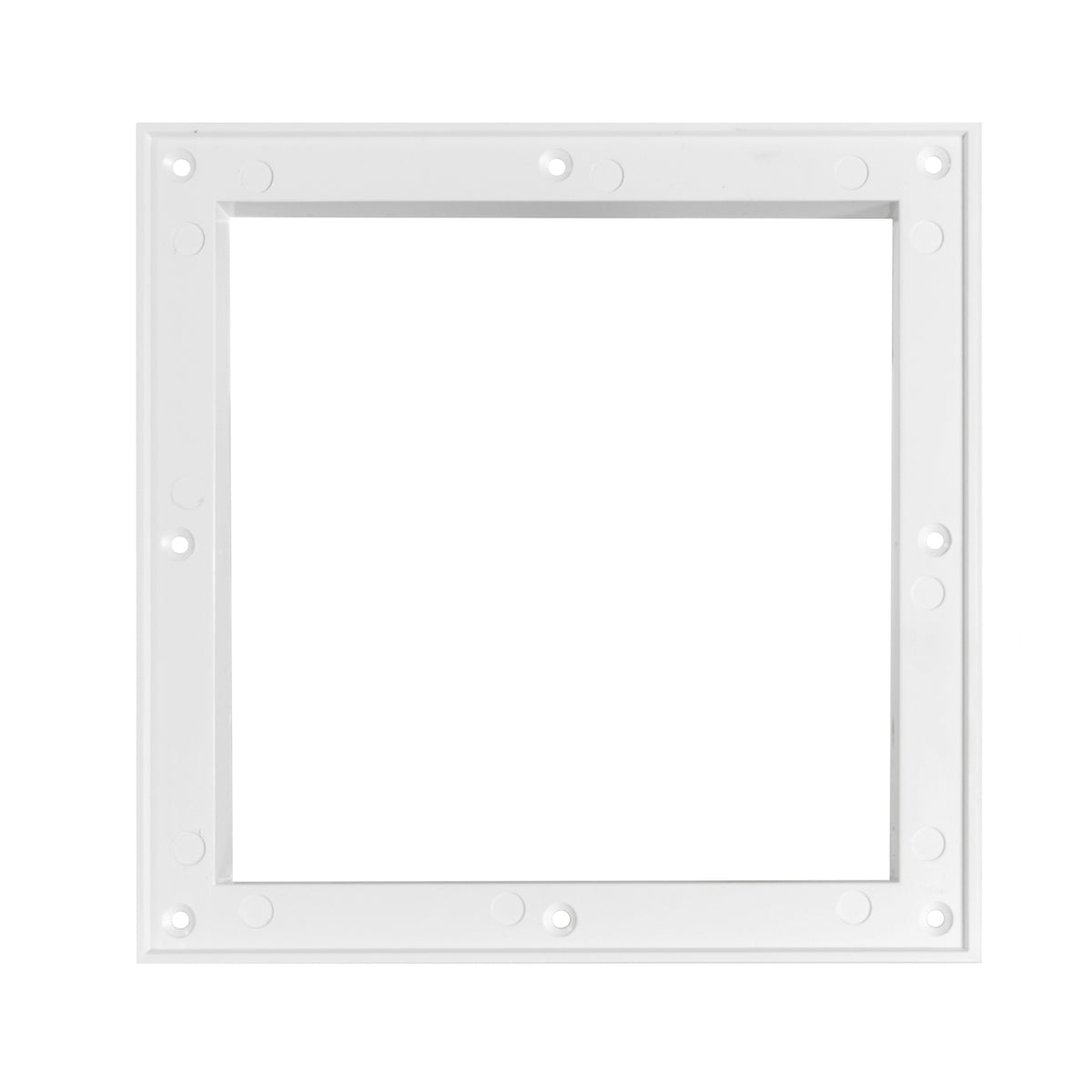 White Duo Smart Louvre Vent with Fly Mesh, 165mm x 165mm