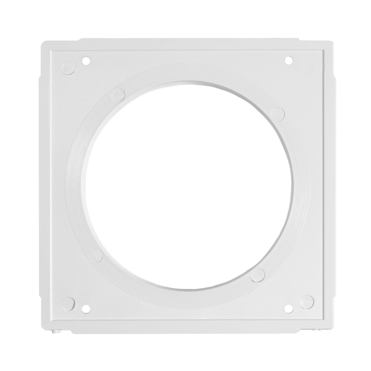 White Duo Smart Louvre Vent with Fly Mesh, 100mm x 100mm