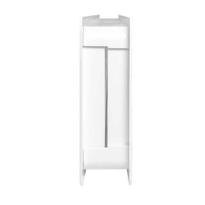 White Rectangle Louvre Door Vent, 90mm x 445mm