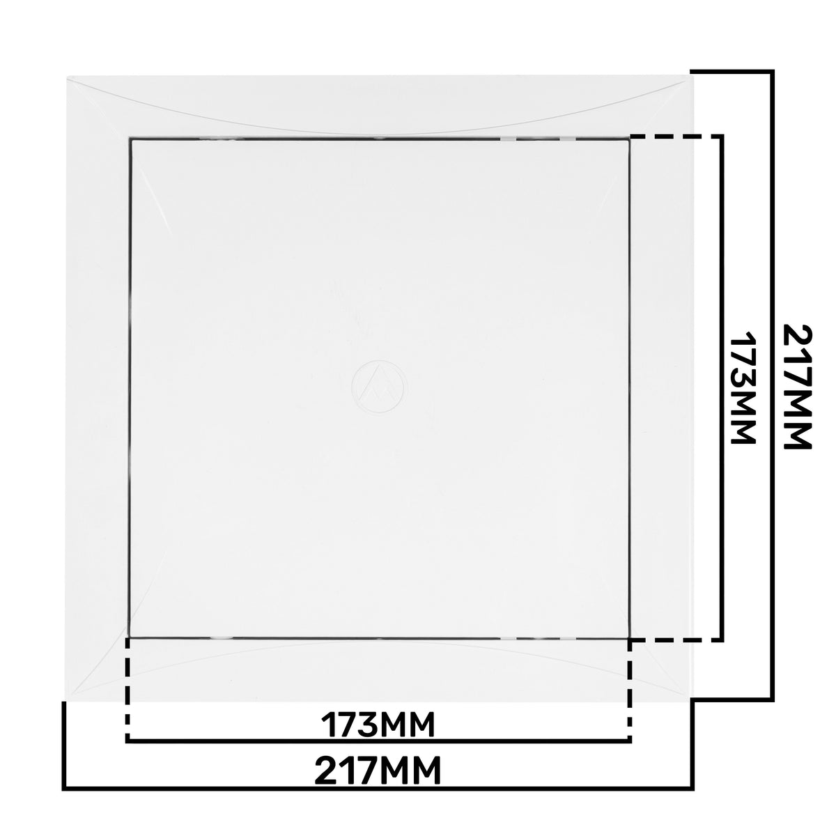 White Access Panel Service Door, 200mm x 200mm