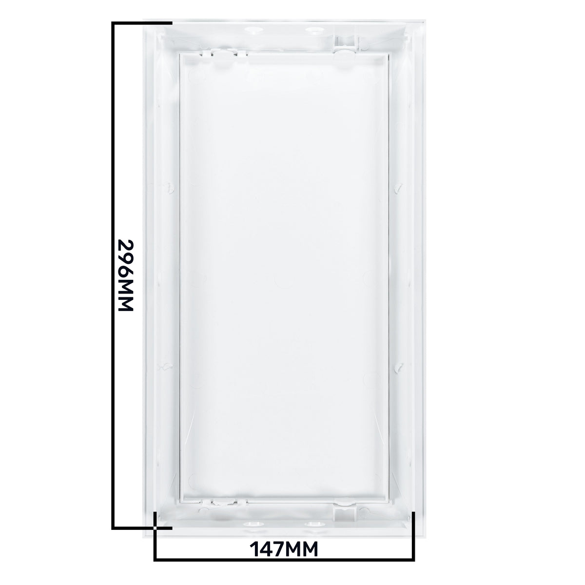 White Access Panel Service Door, 150mm x 300mm