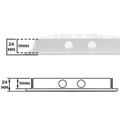 White Access Panel Service Door, 150mm x 300mm