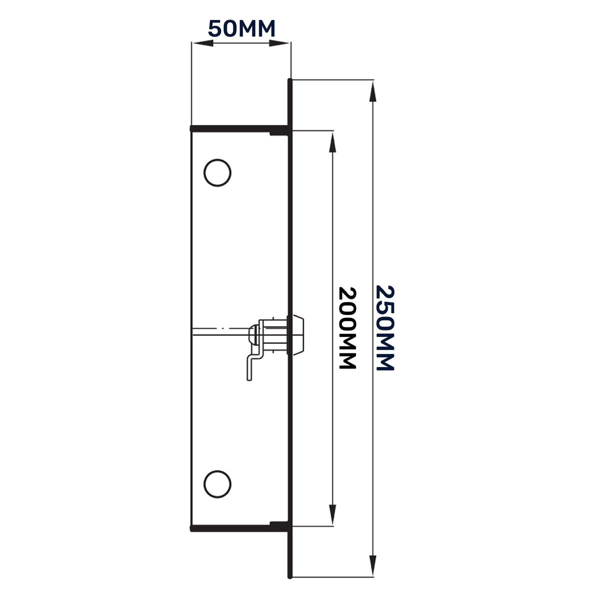 Lockable White Access Panel Service Door, 200mm x 200mm