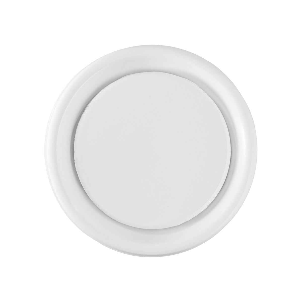 White Anemostat Intake Ceiling Valve, 125mm