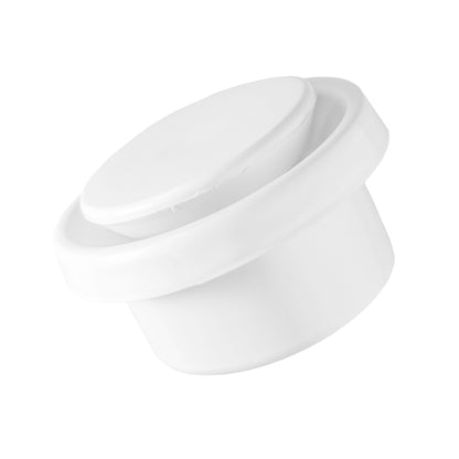 White Anemostat Intake Ceiling Valve, 125mm