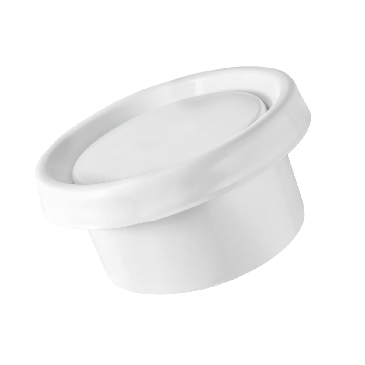 White Anemostat Intake Ceiling Valve, 125mm