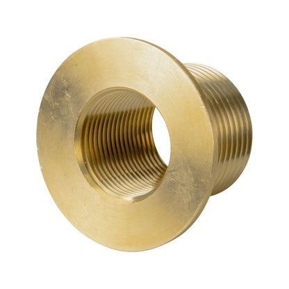 Brass Water Butt Tank Adapter, 3/4" BSPM to 1/2" BSPF