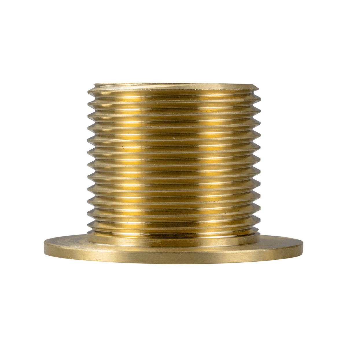 Brass Water Butt Tank Adapter, 1" BSPM to 3/4" BSPF