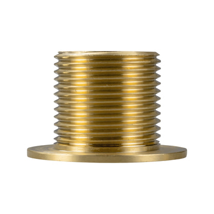 Brass Water Butt Tank Adapter, 1" BSPM to 3/4" BSPF