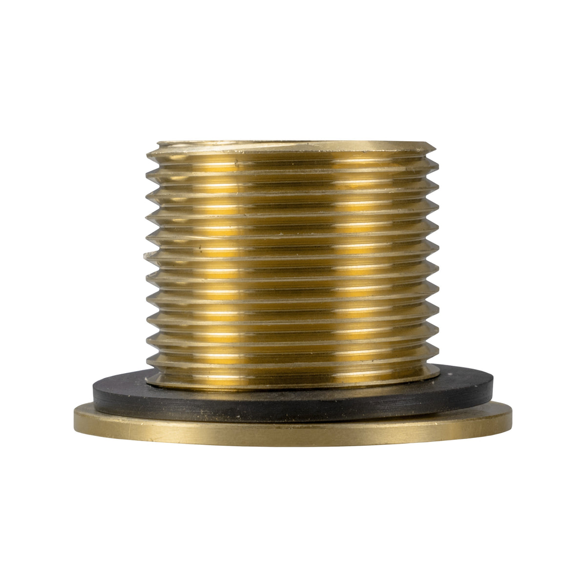 Brass Water Butt Tank Adapter, 1" BSPM to 3/4" BSPF