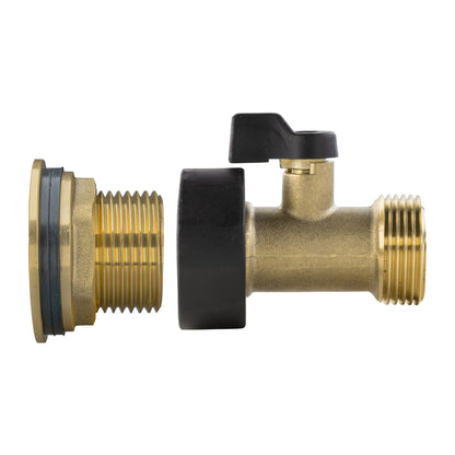 Full Brass Water Butt Adapter & Valve Kits