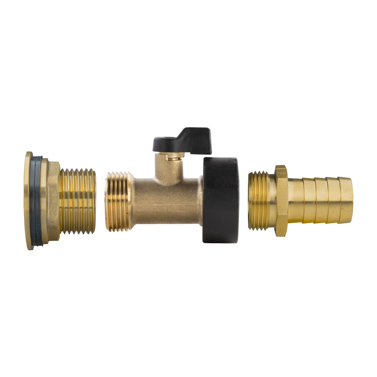 Full Brass Water Butt Adapter & Valve Kits
