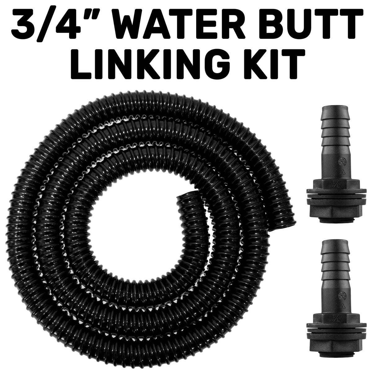Water Butt Tank Linking Kit, 3/4"