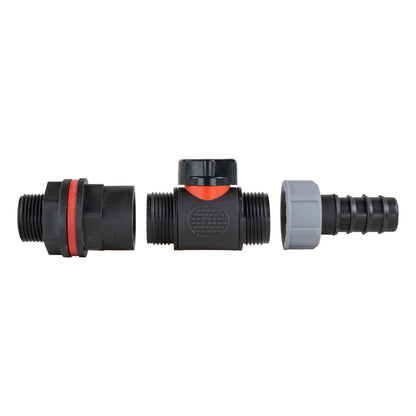 Water Butt Adapter + PVC Valve