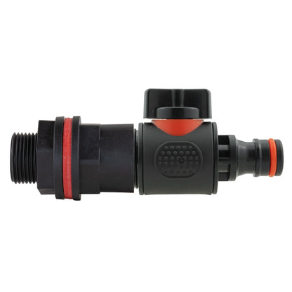 Water Butt Adapter + PVC Valve