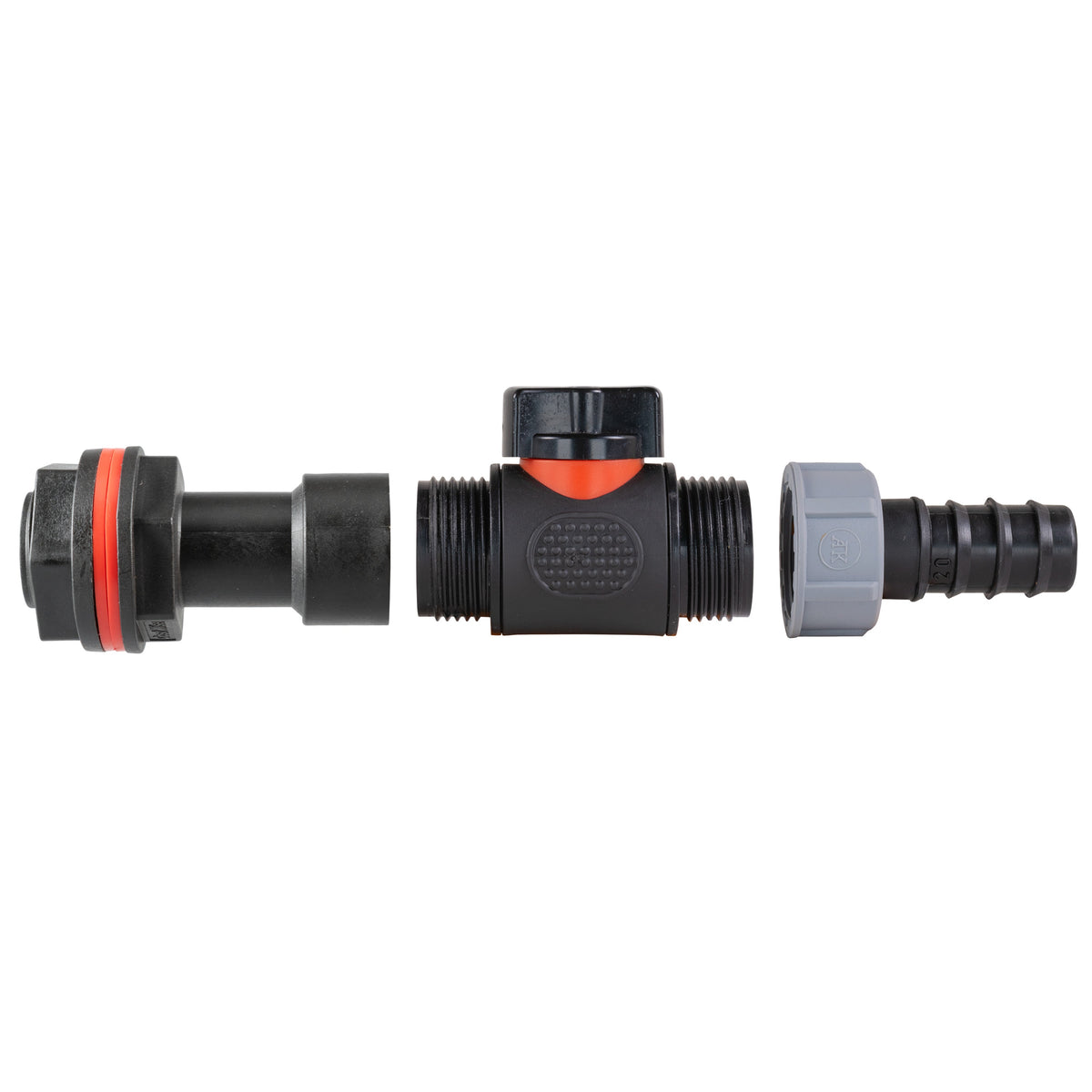 Water Butt Adapter + PVC Valve