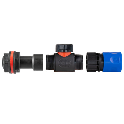 Water Butt Adapter + PVC Valve