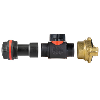 Water Butt Adapter + PVC Valve