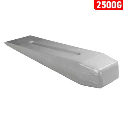 Grey 2.5KG Wood Log Splitting Wedge