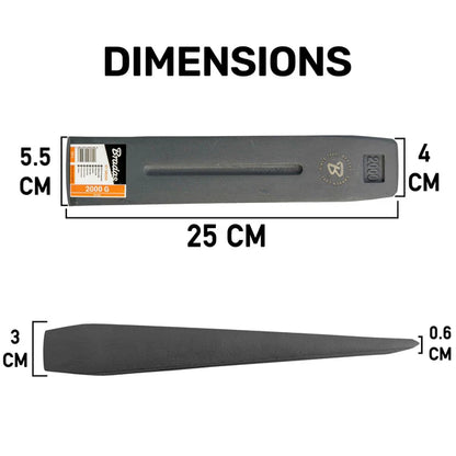 Bradas Hardened Steel Log Splitting Wedge
