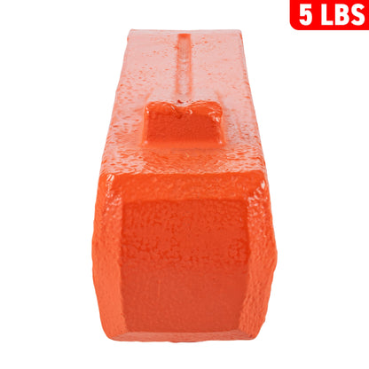 Red 5LBS Wood Log Splitting Spike Wedge
