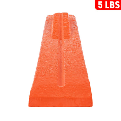 Red 5LBS Wood Log Splitting Spike Wedge