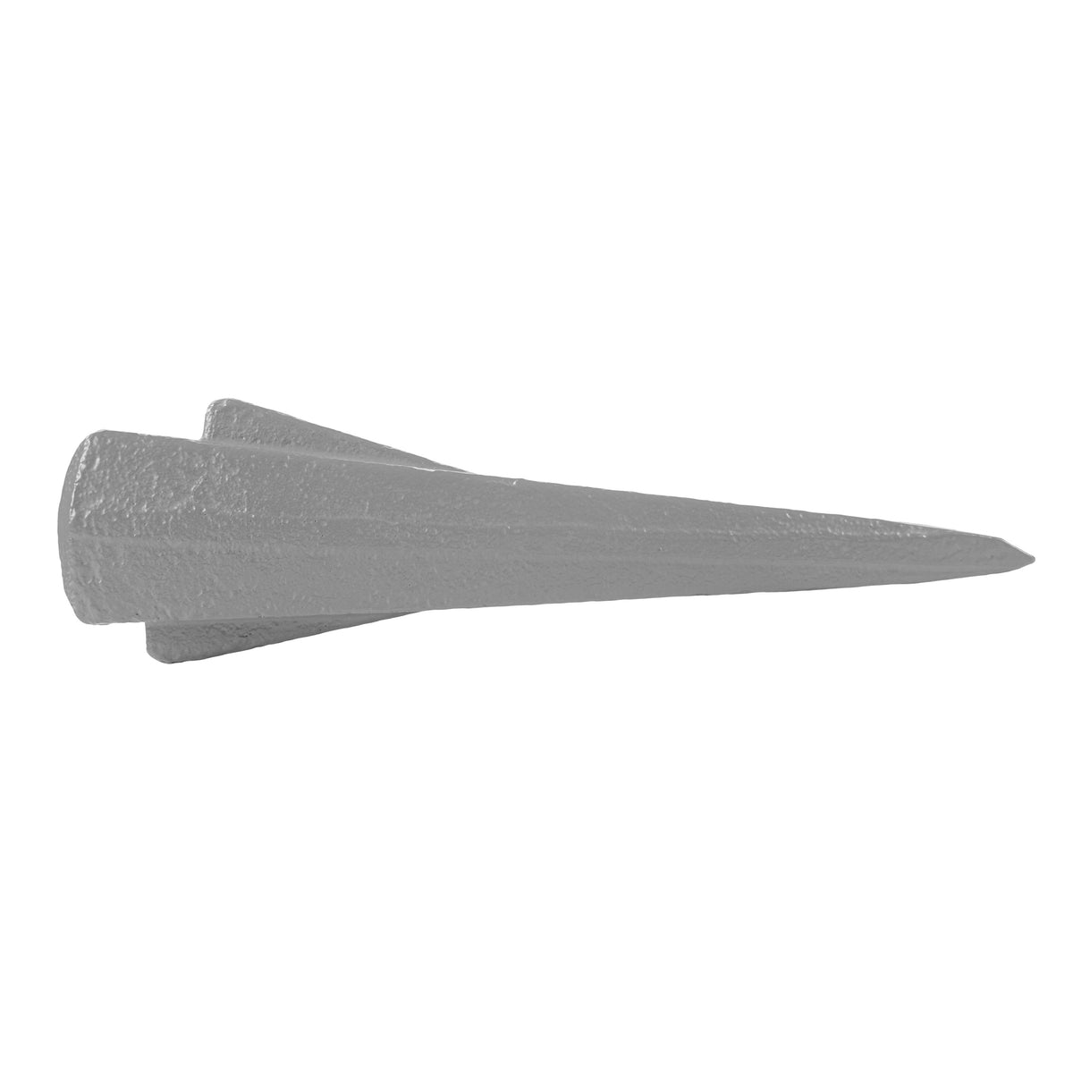 Grey Spiked Steel Log Splitting Wedge, 2.27kg