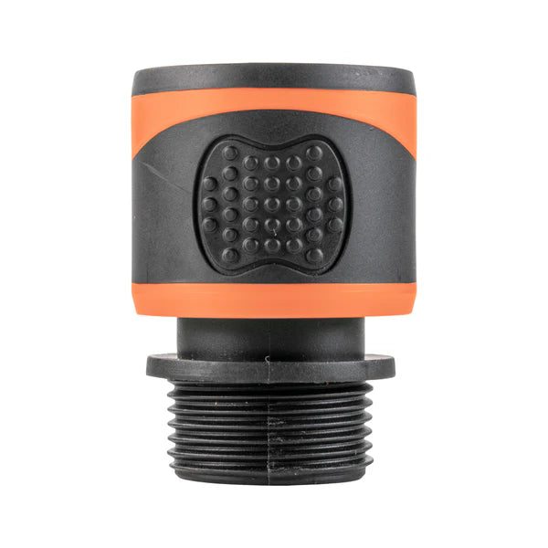 Water Flow Meter, Orange & Black