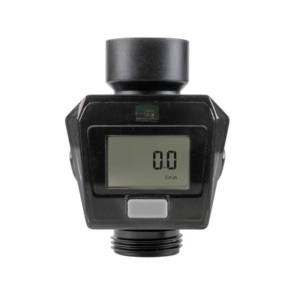 Water Flow Meter, Grey & Black