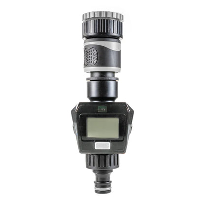 Water Flow Meter, Grey & Black