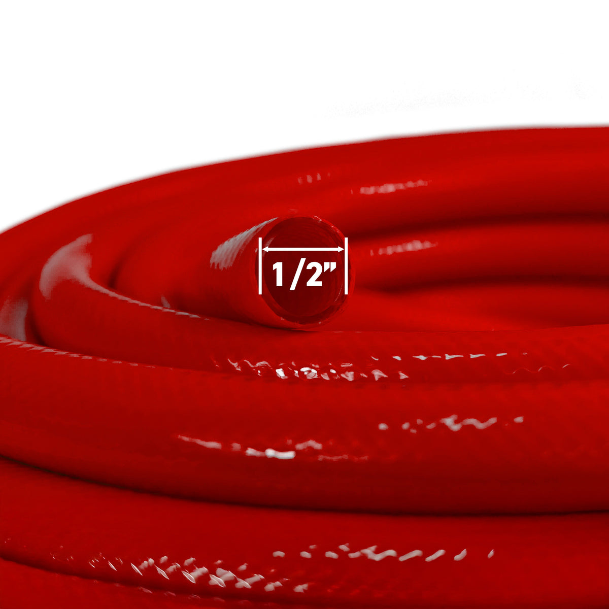 1/2" Hot Drinking Water Hose Line, Red
