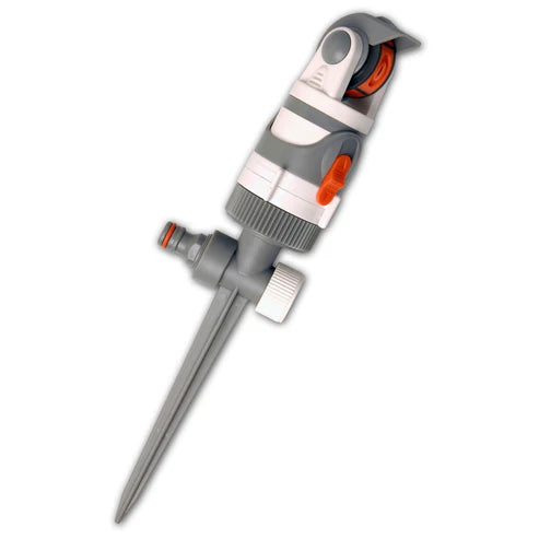 4-Pattern Gear Drive Sprinkler, White line