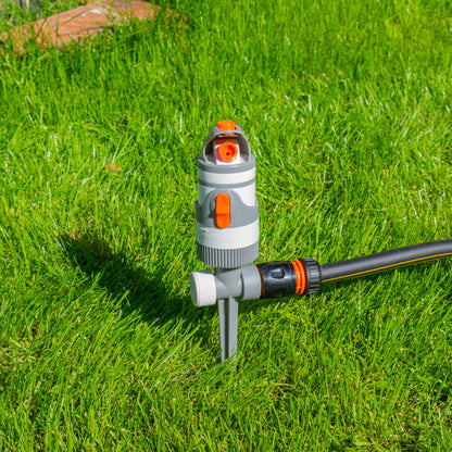 2-Pattern Gear Drive Sprinkler, White line