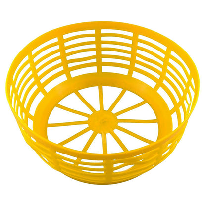 5L Clear Glass Demijohn Bottle with Swing-top Cap & Yellow Basket