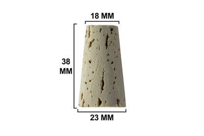 Natural tapered wine bottle corks, pack of 24