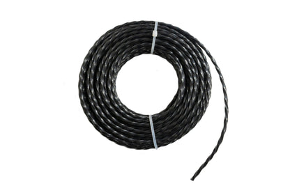 15m Twisted Black Trimmer Line, 2.7mm