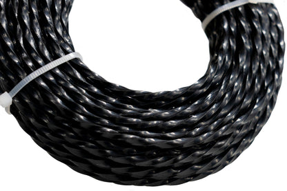 15m Twisted Black Trimmer Line, 1.6mm