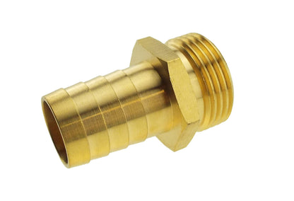 Brass 32mm Barbed Joiner with 1" BSP Male Thread