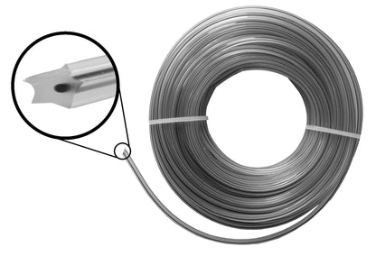 15m Dual Core Twisted Black Star Trimmer Line, 2mm