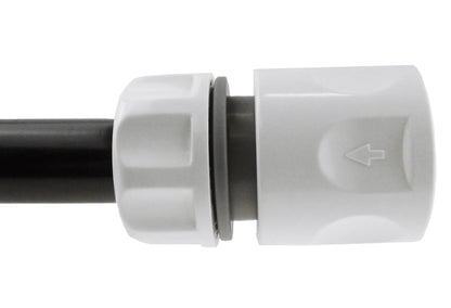 1/2" Female Hose Connector, White