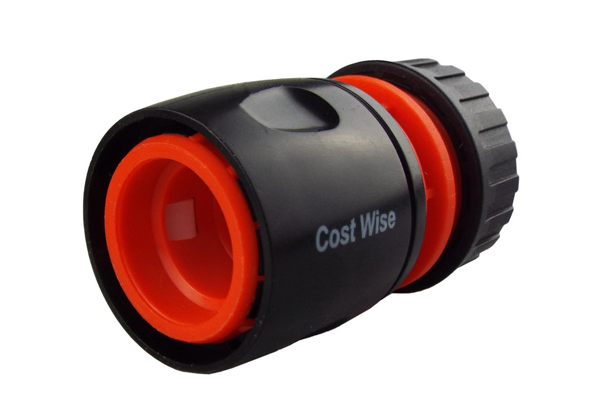 1/2" Female Hose Connector, Black